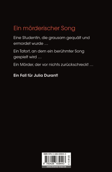 Produktbild: Todesmelodie / Julia Durant Band 12