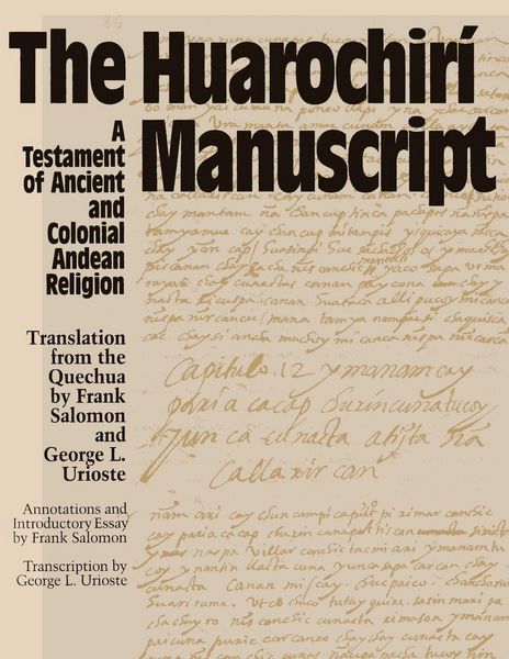 Produktbild: The Huarochiri Manuscript
