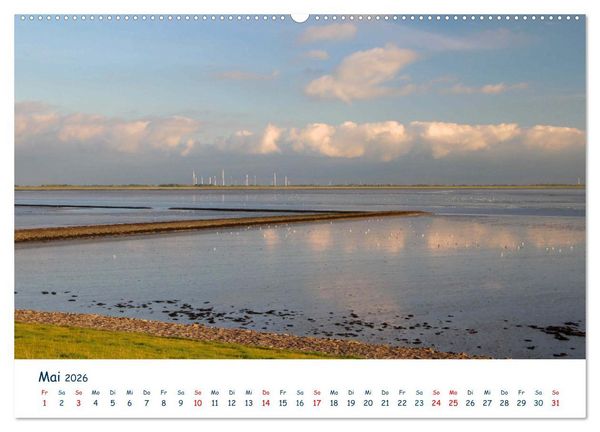 Produktbild: Butjadingen. Impressionen zwischen Jade und Nordsee (Wandkalender 2026 DIN A2 quer), CALVENDO Monatskalender