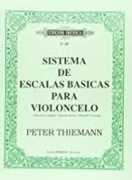 Produktbild: Sistemas de escalas b&aacute;sicas para violoncelo