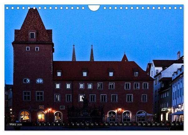 Produktbild: Romantisches Regensburg (Wandkalender 2026 DIN A4 quer), CALVENDO Monatskalender