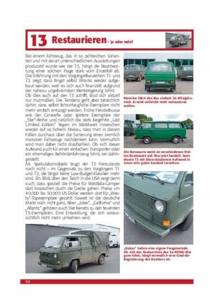 Praxisratgeber Klassikerkauf VW Bus T3