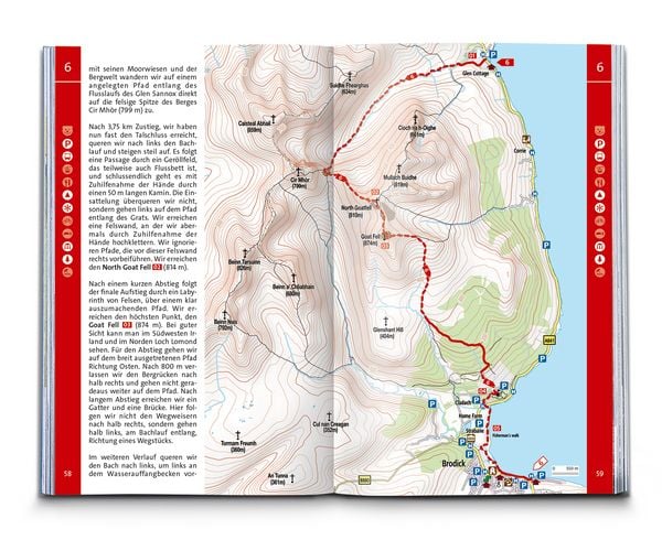 Produktbild: KOMPASS Wanderf&uuml;hrer Schottland, Wanderungen an den K&uuml;sten und in den Highlands 60 Touren mit Extra-Tourenkarte