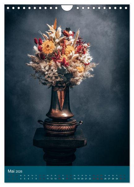 Produktbild: Trockenblumen Bouquet (Wandkalender 2026 DIN A4 hoch), CALVENDO Monatskalender