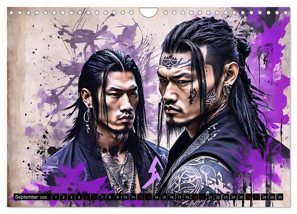 Produktbild: Samurai - Asian Spirit (Wandkalender 2026 DIN A4 quer), CALVENDO Monatskalender