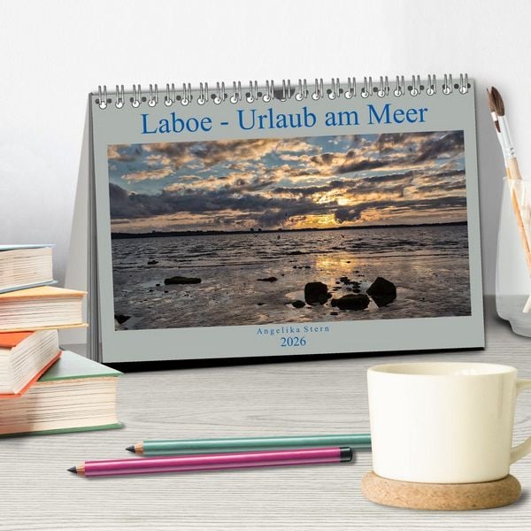 Produktbild: Laboe - Urlaub am Meer (Tischkalender 2026 DIN A5 quer), CALVENDO Monatskalender
