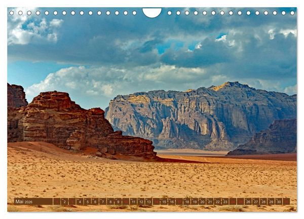 Produktbild: Die W&uuml;ste Wadi Rum (Wandkalender 2026 DIN A4 quer), CALVENDO Monatskalender