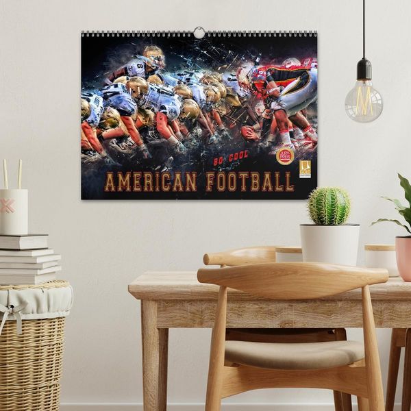 Produktbild: American Football - so cool (Wandkalender 2026 DIN A3 quer), CALVENDO Monatskalender
