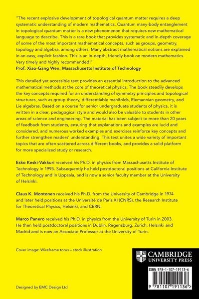 Produktbild: Mathematical Methods for Physics