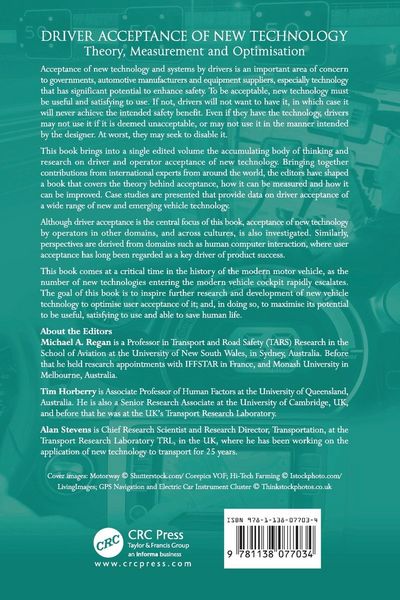 Produktbild: Driver Acceptance of New Technology