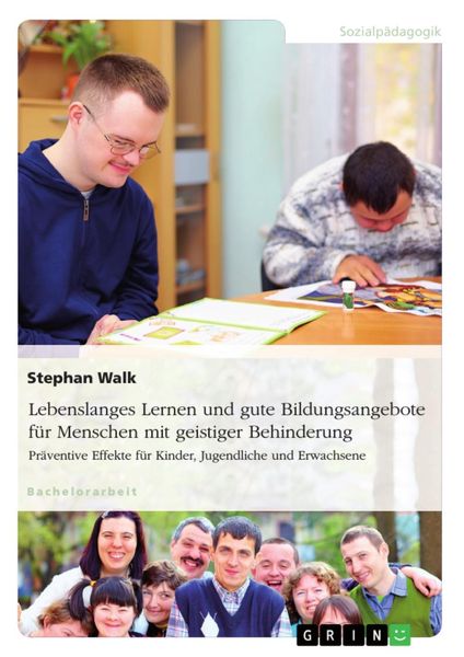 Produktbild: Lebenslanges Lernen und gute Bildungsangebote f&uuml;r Menschen mit geistiger Behinderung