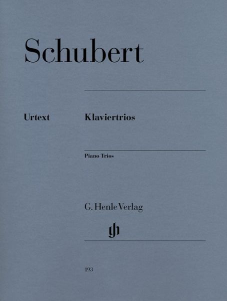 Produktbild: Franz Schubert - Klaviertrios