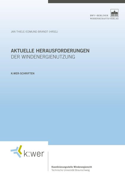 Produktbild: Aktuelle Herausforderungen der Windenergienutzung