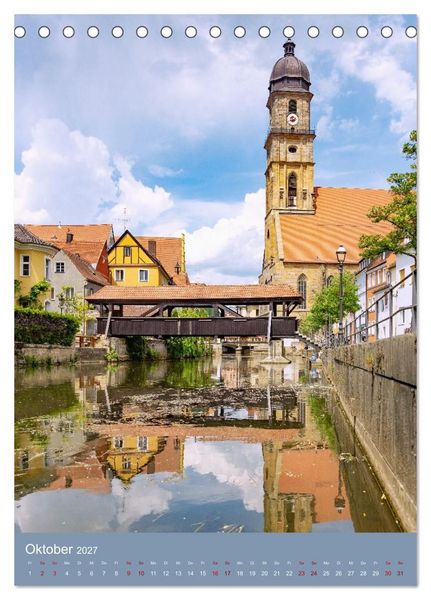Produktbild: Zeitlose Oberpfalz Impressionen. Sehensw&uuml;rdigkeiten voller Vielfalt (Tischkalender 2027 DIN A5 hoch), CALVENDO Monatskalender