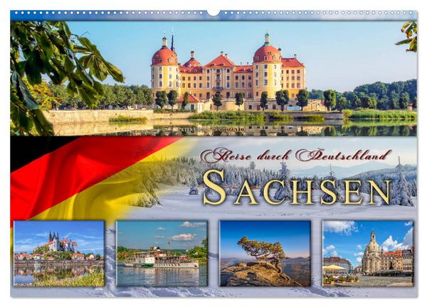 Produktbild: Reise durch Deutschland - Sachsen (Wandkalender 2026 DIN A2 quer), CALVENDO Monatskalender