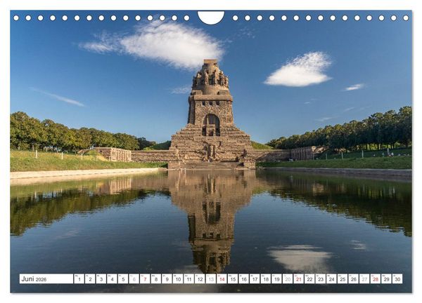 Produktbild: Die deutschen Bundesl&auml;nder - Sachsen (Wandkalender 2026 DIN A4 quer), CALVENDO Monatskalender