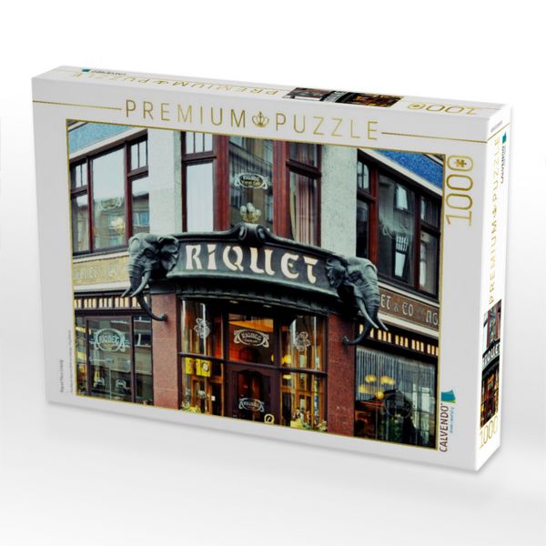 Produktbild: CALVENDO Puzzle Riquet Haus Leipzig | 1000 Teile Lege-Gr&ouml;&szlig;e 64x48cm Foto-Puzzle f&uuml;r gl&uuml;ckliche Stunden