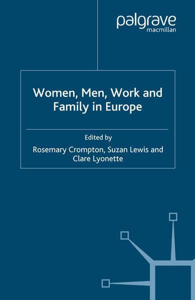 Produktbild: Women, Men, Work and Family in Europe