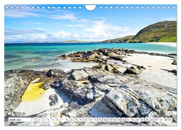 Produktbild: Outer Hebrides - Scotland Scottish dream beaches and landscapes (Wall Calendar 2026 DIN A4 landscape), CALVENDO 12 Month Wall Calendar