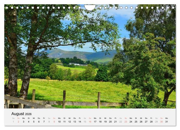Produktbild: Sommer im Lake District (Wandkalender 2026 DIN A4 quer), CALVENDO Monatskalender