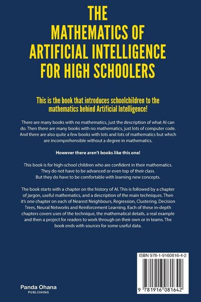 Produktbild: The Mathematics of Artificial Intelligence for High Schoolers