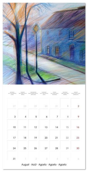 Produktbild: Lieux merveilleux (Calendrier mural carr&eacute; 2026 30x30 cm) Calendrier double avec une page pour vos prises de notes