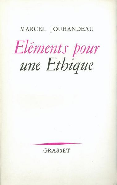 Produktbild: &Eacute;l&eacute;ments pour un &eacute;thique