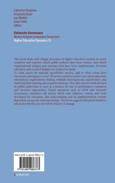 Produktbild: University Governance