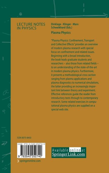 Produktbild: Plasma Physics