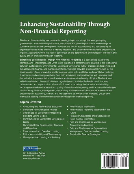 Produktbild: Enhancing Sustainability Through Non-Financial Reporting