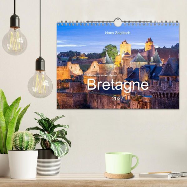 Produktbild: Momente einer Reise - Bretagne (Wandkalender 2027 DIN A4 quer), CALVENDO Monatskalender