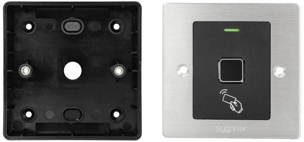 Produktbild: Sygonix SY-6097868 Fingerprint/RFID Zugangssystem Unterputz 12 V/DC, 18 V/DC IP66
