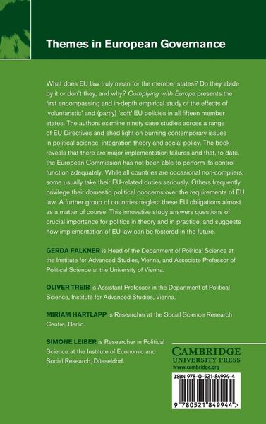 Produktbild: Complying with Europe