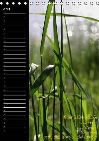 Produktbild: Naturbilder mit Sternzeichen / Geburtstagskalender (Tischkalender immerw&auml;hrend DIN A5 hoch)