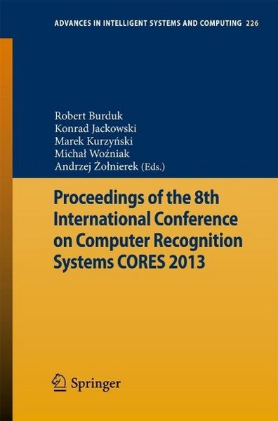 Produktbild: Proceedings of the 8th International Conference on Computer Recognition Systems CORES 2013