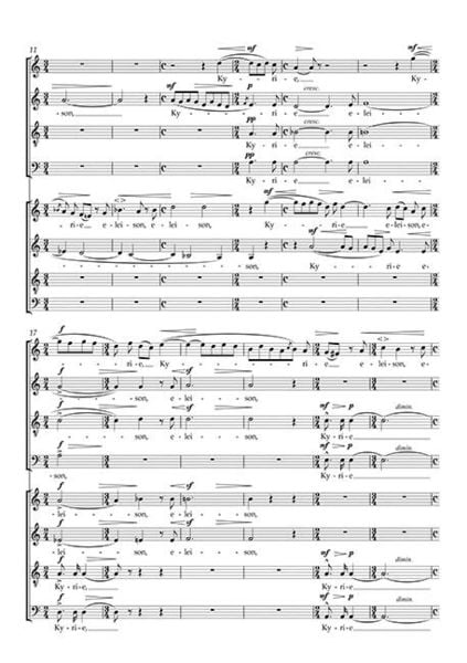 Produktbild: Messe pour double Chur a cappella (Messe f&uuml;r zwei vierstimmige Ch&ouml;re a cappella)