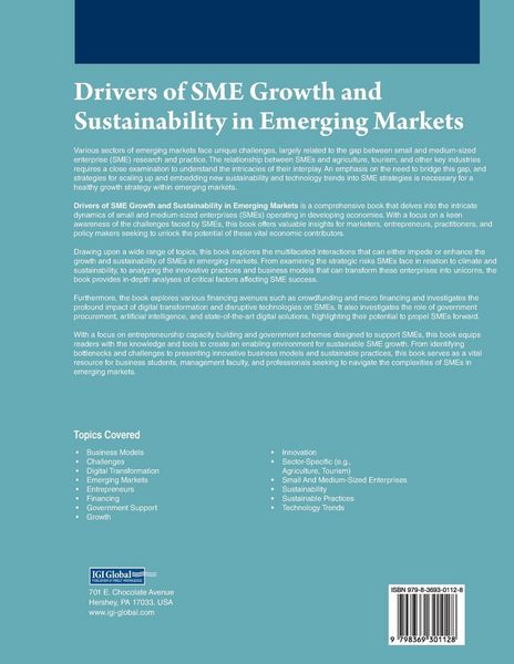 Produktbild: Drivers of SME Growth and Sustainability in Emerging Markets