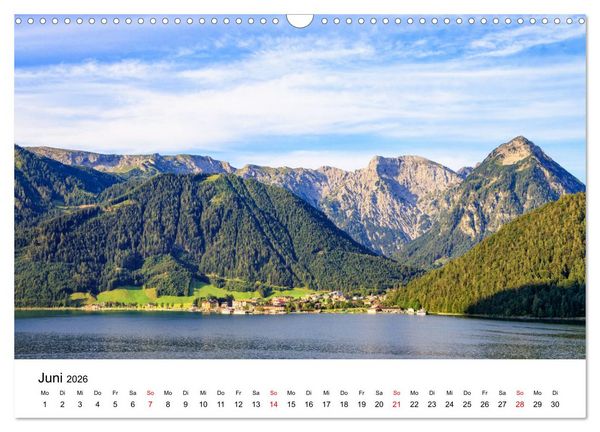 Produktbild: Traumhafter Achensee - eine kalendarische Reise (Wandkalender 2026 DIN A3 quer), CALVENDO Monatskalender
