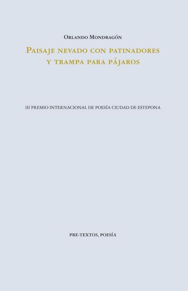 Produktbild: Paisaje nevado con patinadores y trampa para p&aacute;jaros