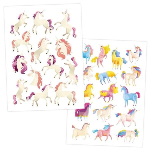 Produktbild: 100 Kinder-Tattoos 'Pferde'