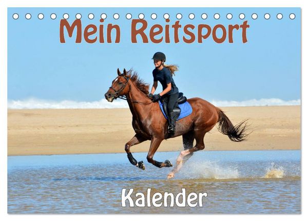Produktbild: Mein Reitsport Kalender (Tischkalender 2026 DIN A5 quer), CALVENDO Monatskalender