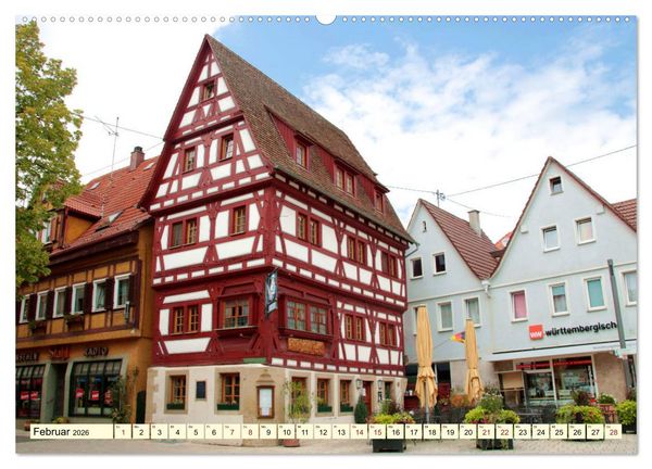 Produktbild: Unterwegs im Schwaben-Land (Wandkalender 2026 DIN A2 quer), CALVENDO Monatskalender