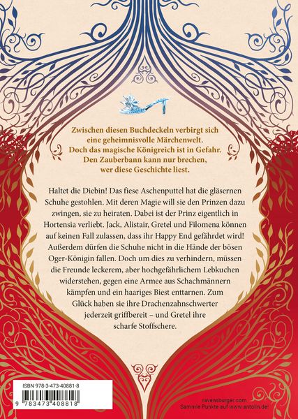 Magic Kingdom. Im Reich der Märchen, Band 2: Das Geheimnis der gläsernen Schuhe (Abenteuerliche, humorvolle Märchen-Fantasy)