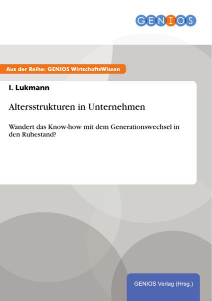 Produktbild: Altersstrukturen in Unternehmen