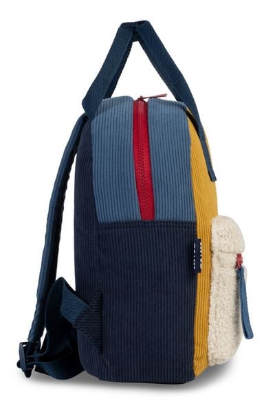 Produktbild: SIEBER Gl&uuml;hw&uuml;rmchen - Kinderrucksack, KIGA Kindergartenrucksack Elena, ocker/dunkelblau, 7 Liter