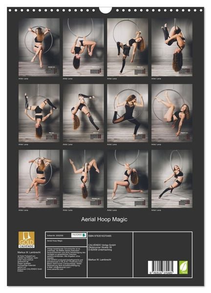 Produktbild: Aerial Hoop Magic (Wandkalender 2026 DIN A3 hoch), CALVENDO Monatskalender