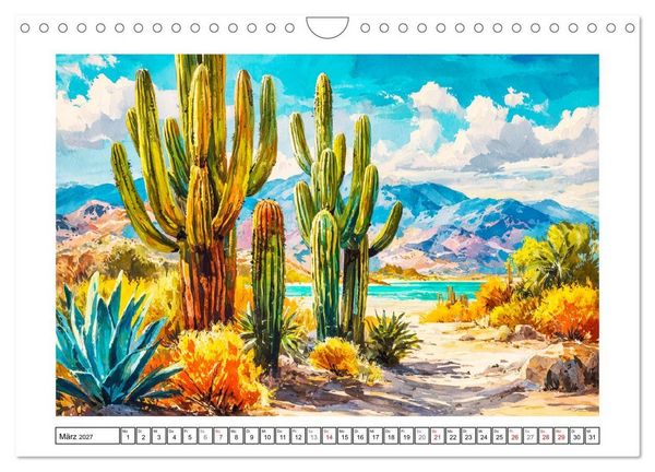 Produktbild: Magisches Mexiko. Leuchtende Impressionen (Wandkalender 2027 DIN A4 quer), CALVENDO Monatskalender