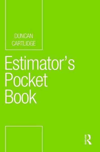 Produktbild: Cartlidge, D: Estimator's Pocket Book