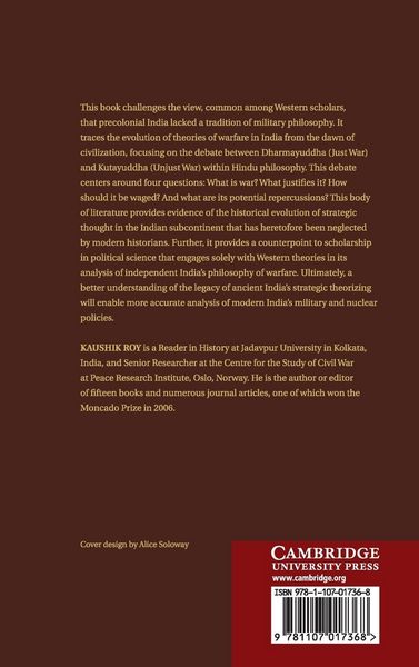 Produktbild: Hinduism and the Ethics of Warfare in South Asia