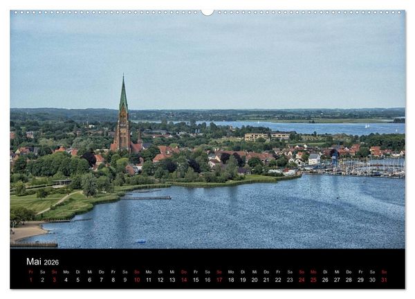 Produktbild: Schleswig - Schleistadt mit Flair (hochwertiger Premium Wandkalender 2026 DIN A2 quer), Kunstdruck in Hochglanz